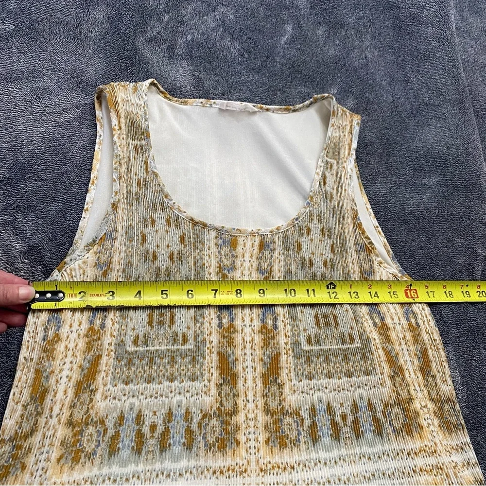 Jane and Delancey Boho neutral colored knee length dress - Picture 8 of 9